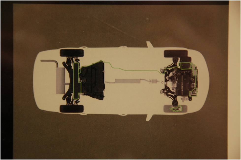 2009 Saturn Aura overview of system components