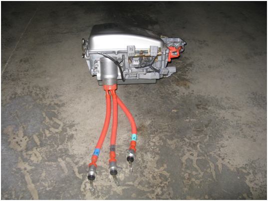 AC Orange wires from inverter to traction motor