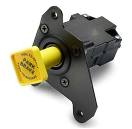 Yellow air break button